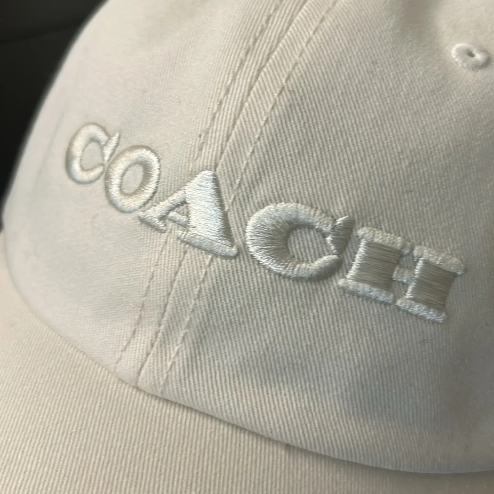 Coach Embroidered Baseball Hat Color Chalk - Picture 5 of 5